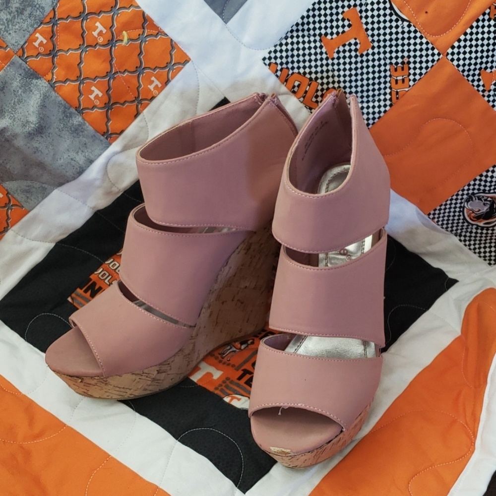 Blush Colored Platformes